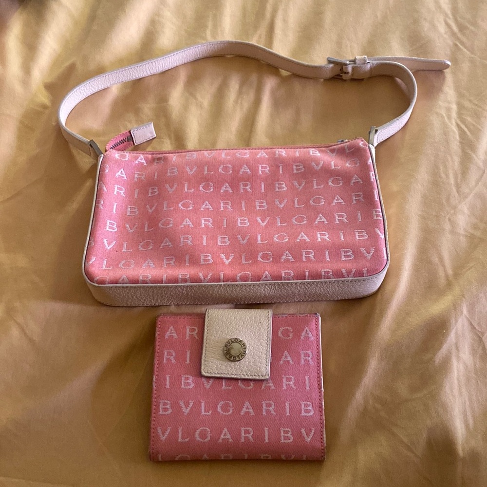 BVLGARI Purse and Matching Wallet